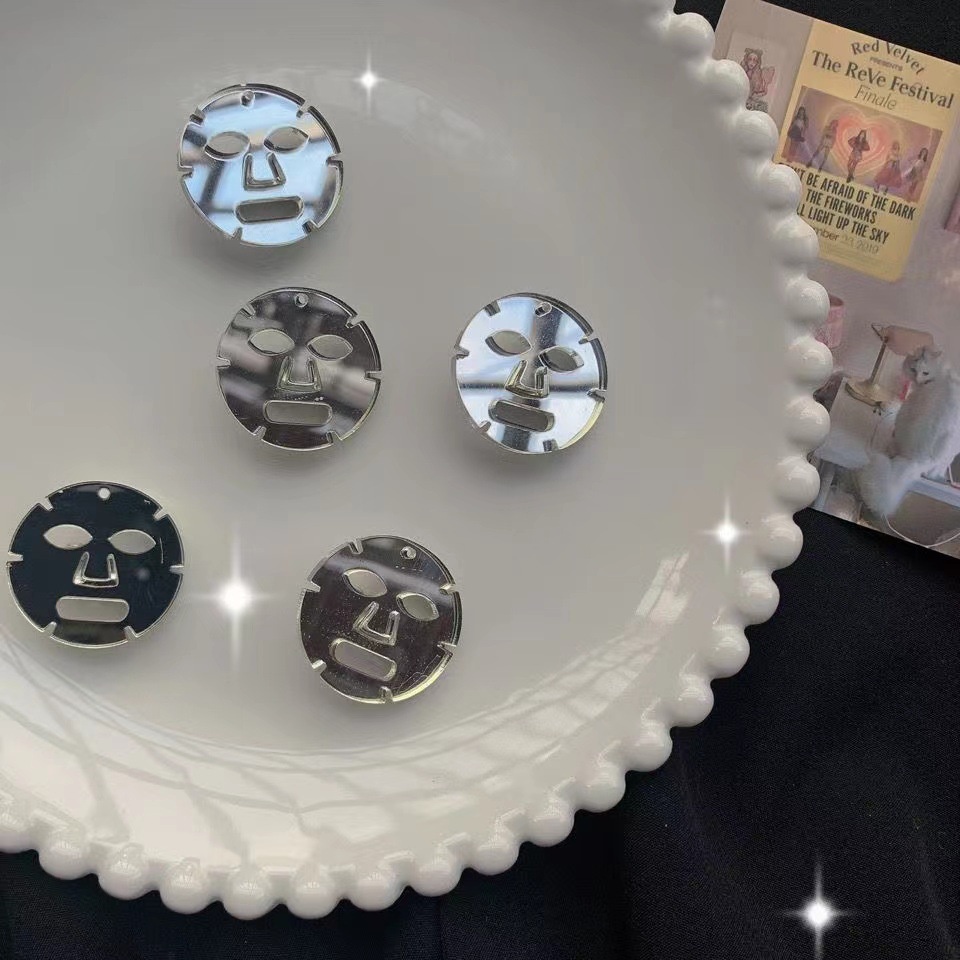 Băng Đô Cài Tóc Mặt Gương Nhỏ Nhắn Thời Trang Thu Đông Dành Cho Nữ Mới