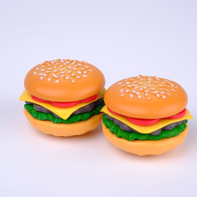 Hàng Ngoại Thương Số Lượng Nước Ngoài Đồ Chơi Mô Hình Bánh Mì Kẹo burger Mô Phỏng mini Bằng pvc Trang Trí