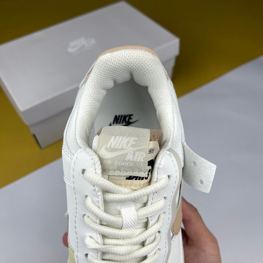 Giày AF1 Shadow Sail Fossil Pink. AF1 Shadow Trắng Móc Cam  Than.Shoes