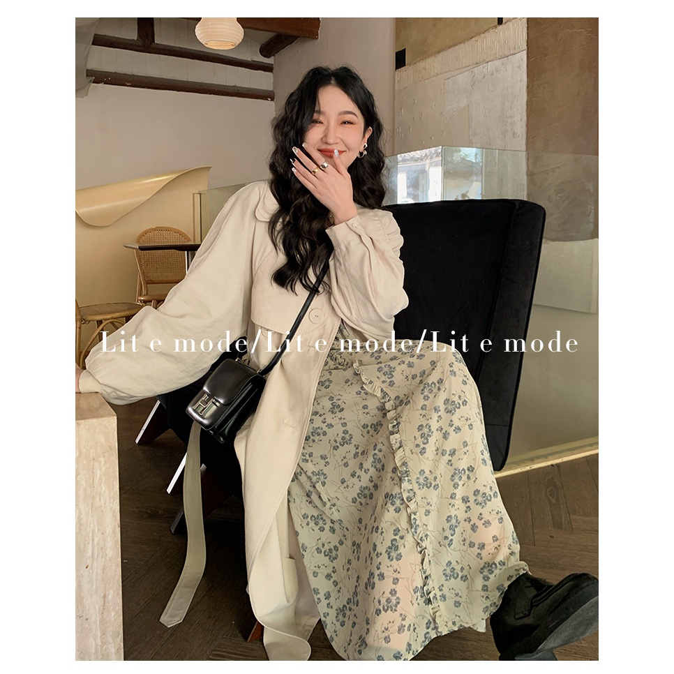 Đầm Hoa Dài Tay Thời Trang Sang Trọng Dành Cho Nữ 2023