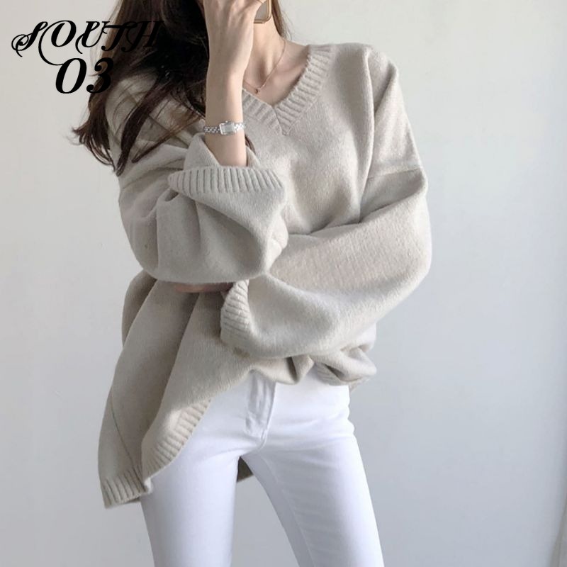 Áo Khoác sweater Dệt Kim Dáng Rộng Thời Trang Thu Đông 2023 Mới Cho Nữ