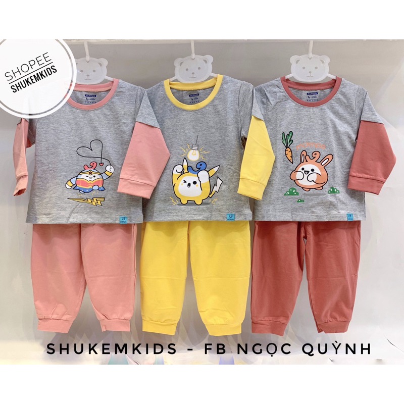 Bộ quần áo lẻ mompa thu đông cho bé dài tay