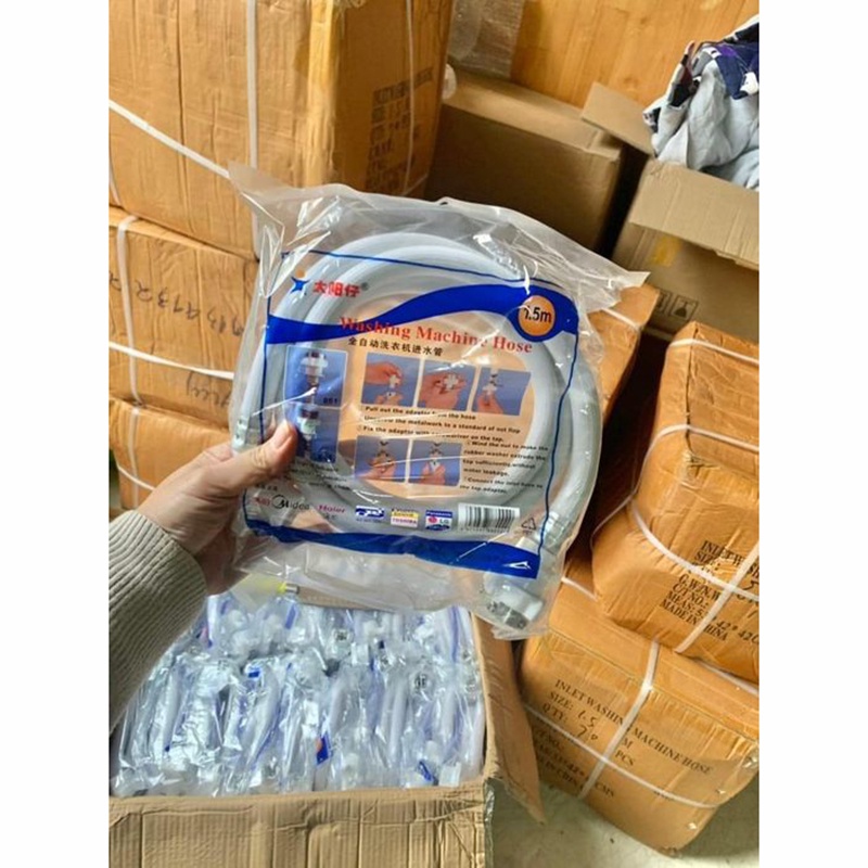 Dây cấp nước máy giặt đa năng 1.5m, ống dây cấp mg 150cm hàng Tốt