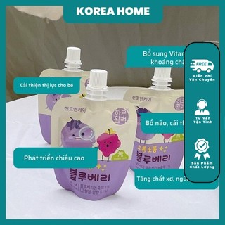 Nước ép Việt Quất cho trẻ em ; bổ não; cải thiện thị lực; chiều cao; hộp 30 gói 40ml\ gói .