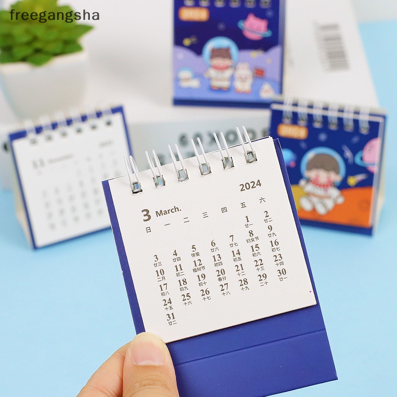 Lịch Để Bàn 2024 mini Hình Phi Hành Gia Dễ Thương fdh