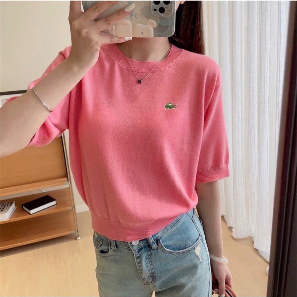 Áo La*coste len tay ngắn