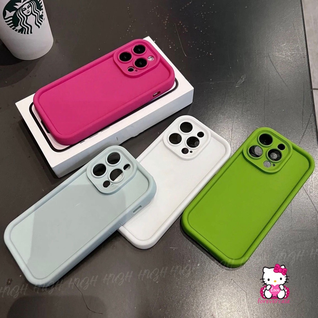 Ốp Điện Thoại Màu Trơn Cho oppo a77 a17 a55 a72 a17k a1k a52 a92 a57 a98 5g a77s a31 a94 reno 5 5f 8t 10 pro + 5g 6 f19pro