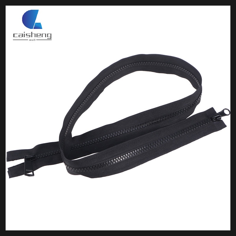 Dây Khóa Kéo Đôi Bằng nylon Màu Đen 2 Chiều Dài 80Cm Chuyên Dụng Cho Thợ May