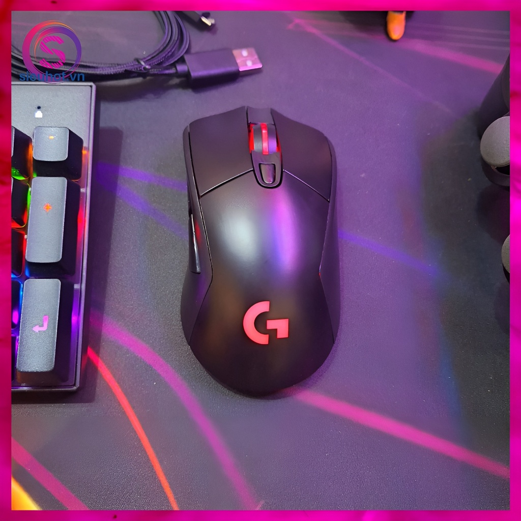 Chuột Không Dây LOGITECH G703 Pin Sạc Led Rgb Chuột Gaming Wireless Pc Laptop Bảo Hành 24 Tháng