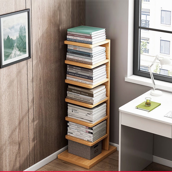 Kệ sách hình cây để sàn gỗ MDF phủ melamin chống xước thương hiệu Heaven - HV301