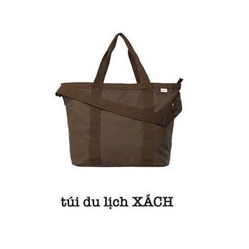 [ĐẬM] Túi du lịch Xách - nâu/rêu (note màu vào đơn hàng)