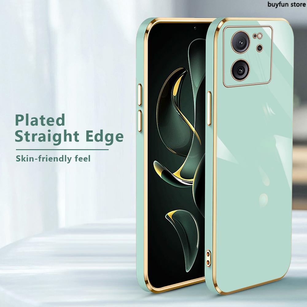 Luxury Plating Phone Case On For Xiaomi 13 Pro 13T Pro 12t 11t 10t ShockProof Soft TPU Silicone Back Cover