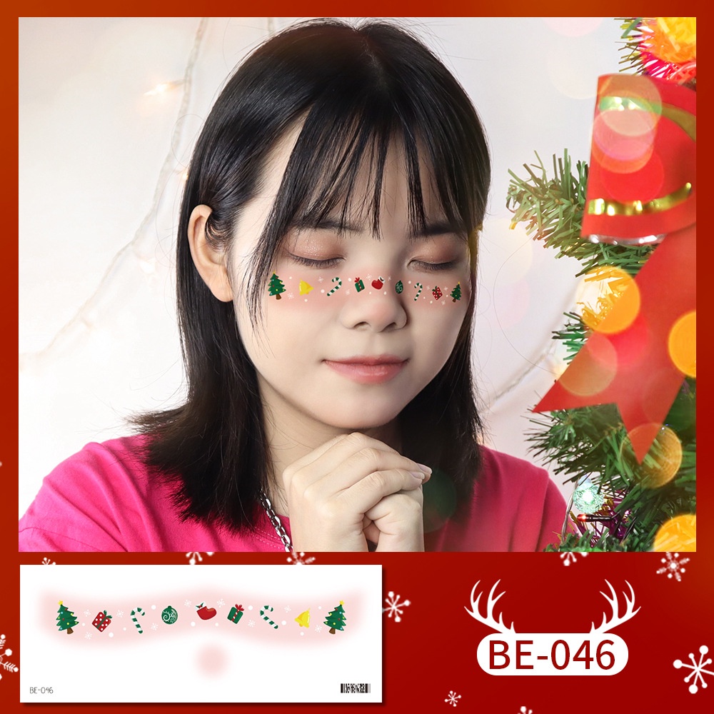 Hình Xăm Dán Chống Nước Hình Giáng Sinh Cho Trẻ Em