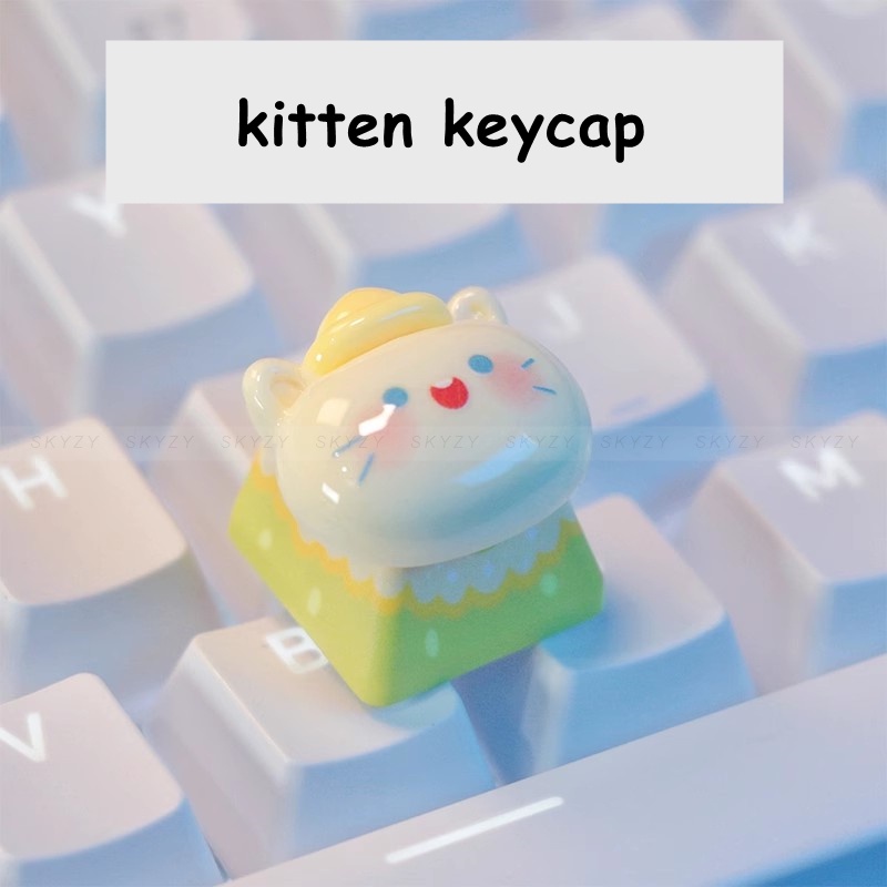 Keycaps Resin Cá Tính Dễ Thương Phim Hoạt Hình Handmade Bàn Phím Cơ Keycap
