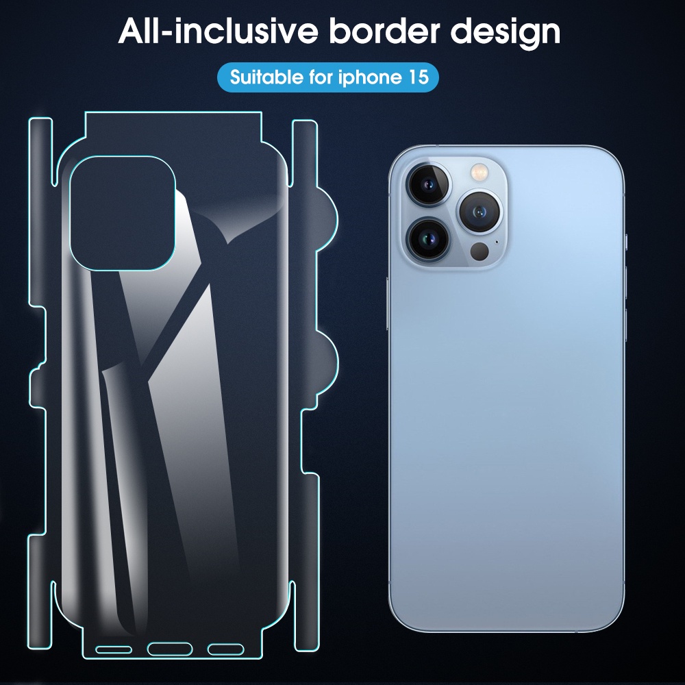 Phim Dán Bảo Vệ Màn Hình Điện Thoại iphone 12 13 14 15 series 360 Bằng Acrylic Chống Trầy Xước