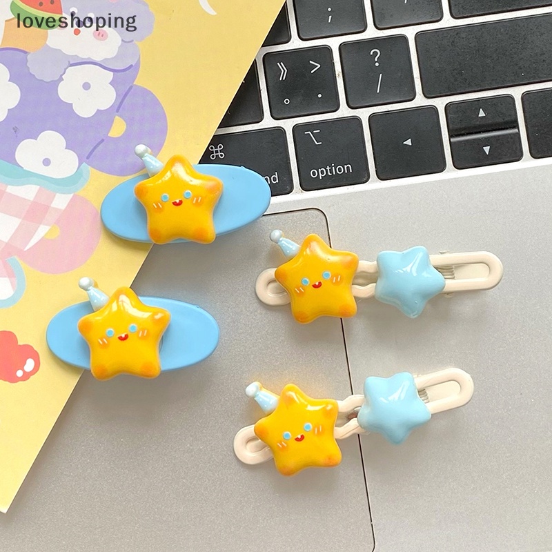 1 Kẹp Tóc Mái Hình Bán Nguyệt Ngôi Sao Dễ Thương Ngọt Ngào Cho Nữ