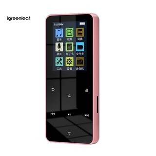 Igreenleaffs máy nghe nhạc mp3 fm bộ nhớ 16gb 16gb mp3 hỗ trợ thẻ tf bluetooth 5.2