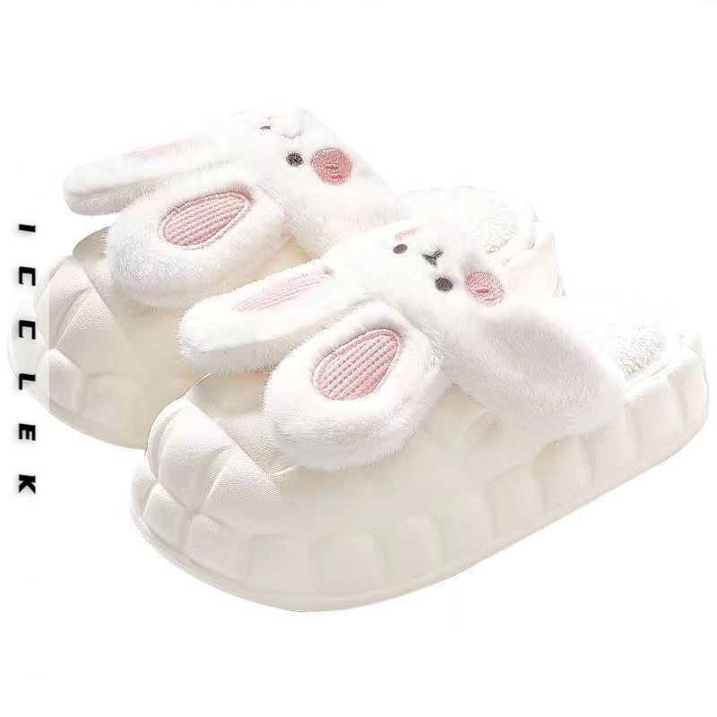 ICCLEK dép lông dép bánh mì nữ Giày dép bông Chất lượng cao Đa năng Đẹp mắt Hợp thời FMR2300DG0 41Z231009