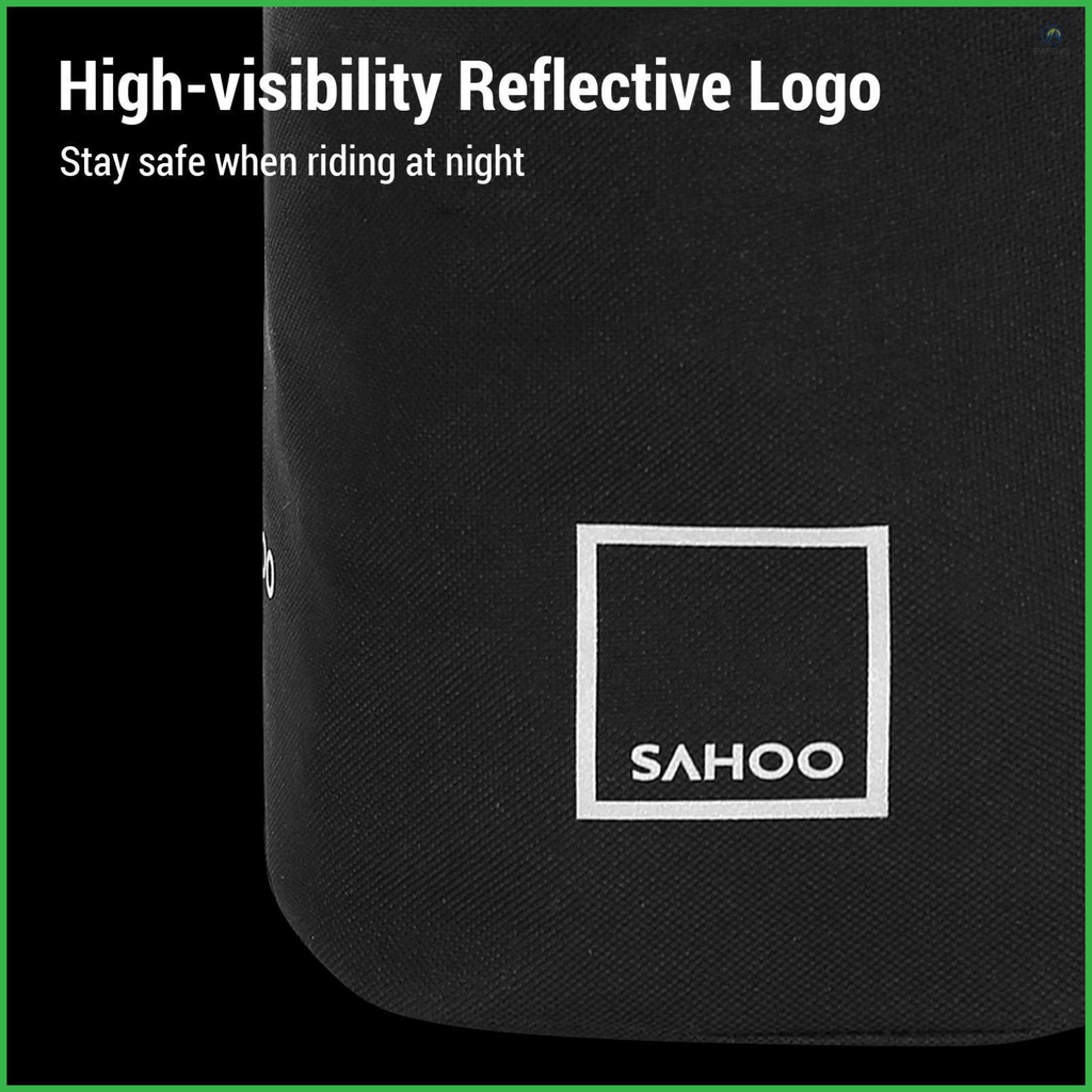 SAHOO Bike Rear Seat Bag 14L Large Capacity Pannier Crossbody Bag for Commuting and Traveling