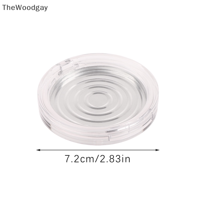 Hộp Phấn Má Hồng Rỗng Trong Suốt 8.5ml Kèm Chảo Nhôm Đường Kính Trong 59mm