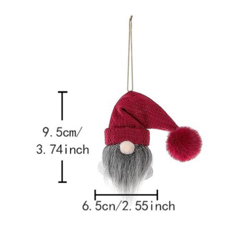 Aayetd Phụ Kiện Treo Trang Trí Cây Thông Giáng Sinh Mái Vòm Ông Già Noel