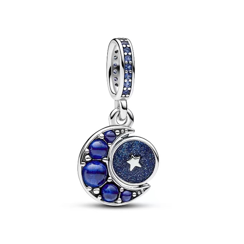 Donald duck Mặt Dây Chuyền Mạ Bạc s925 Hình Vịt donald / Chim Cánh Cụt Dễ Thương