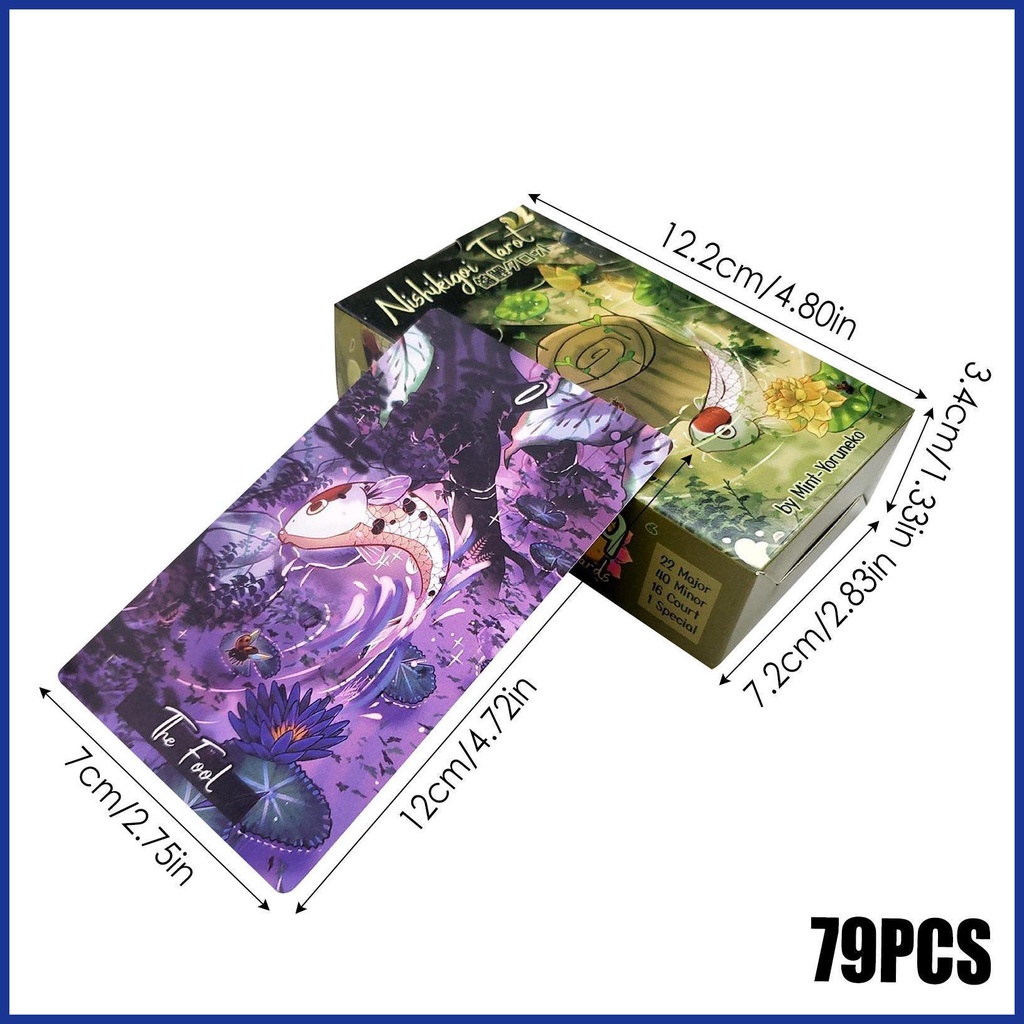 Nishikigoi Bộ Bài tarot 79 Lá Tiếng Anh aiavn