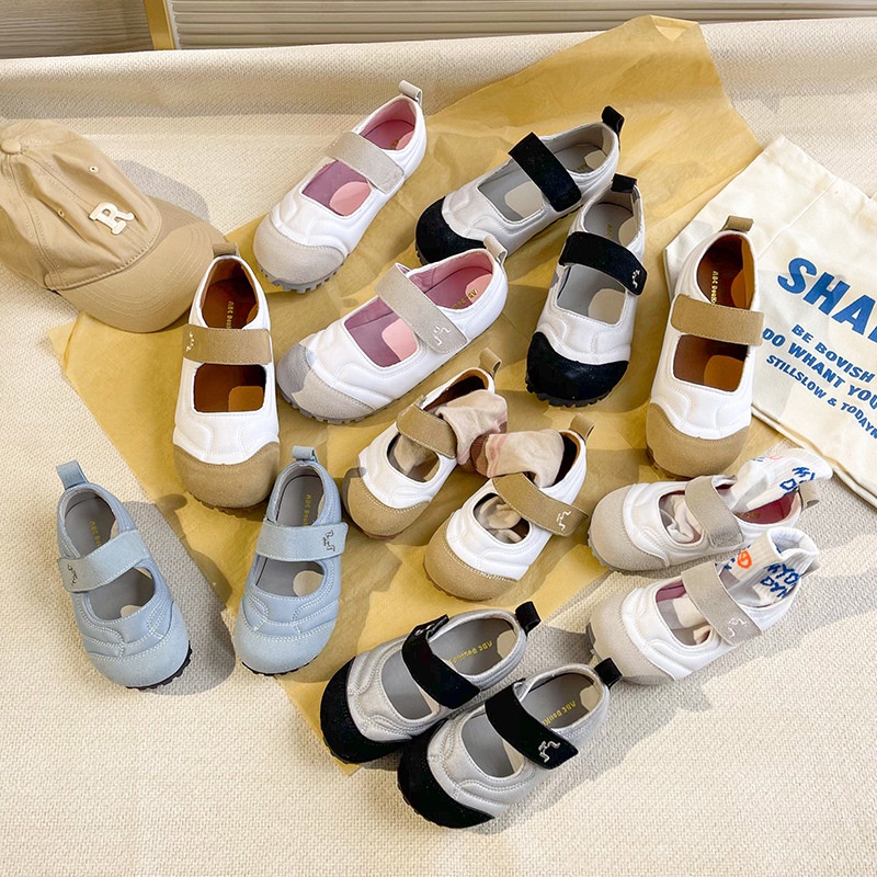 Giày Sneaker Thoáng Khí Chống Trượt Thời Trang Xuân Thu 2023 Cho Bé Gái