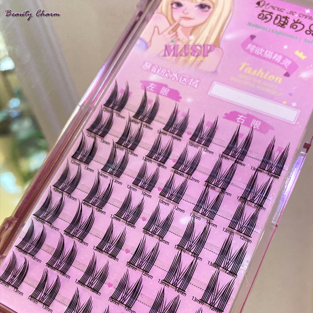 Segmented Gói Lông Mi Giả Dày Cong