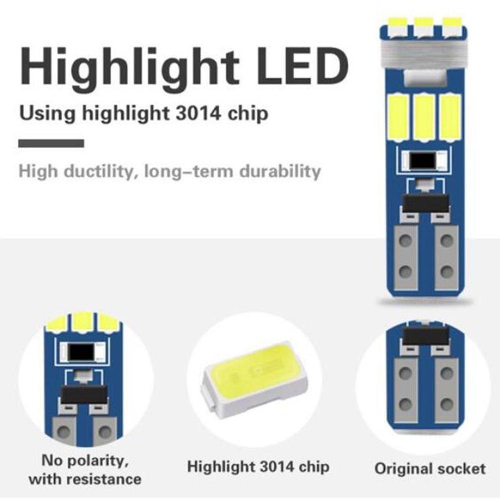 Đèn led t5 3014 9smd b4y7 Siêu Sáng Cho Xe Hơi