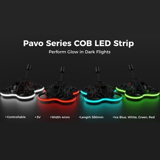 Dây đèn led cob 5v 560mm dài 4mm cho máy bay điều khiển betafpv pavo pico pavo20 meteor85 fpv