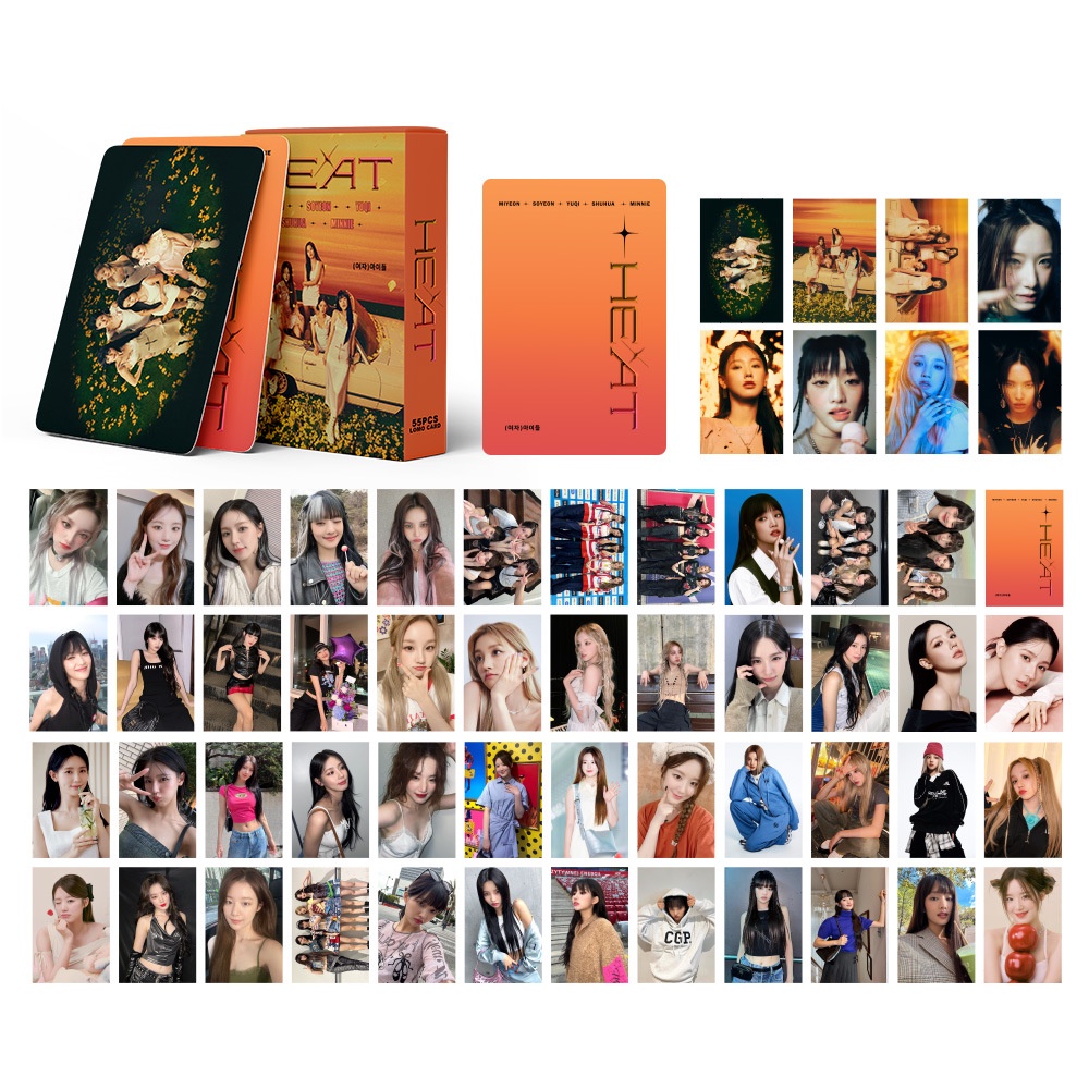 G-IDLE Album I Want That Photocard I-DLE I Feel & I Love & I Never Die & 2022 World Tour Song Yuqi Lomo Card 54Pcs/Box