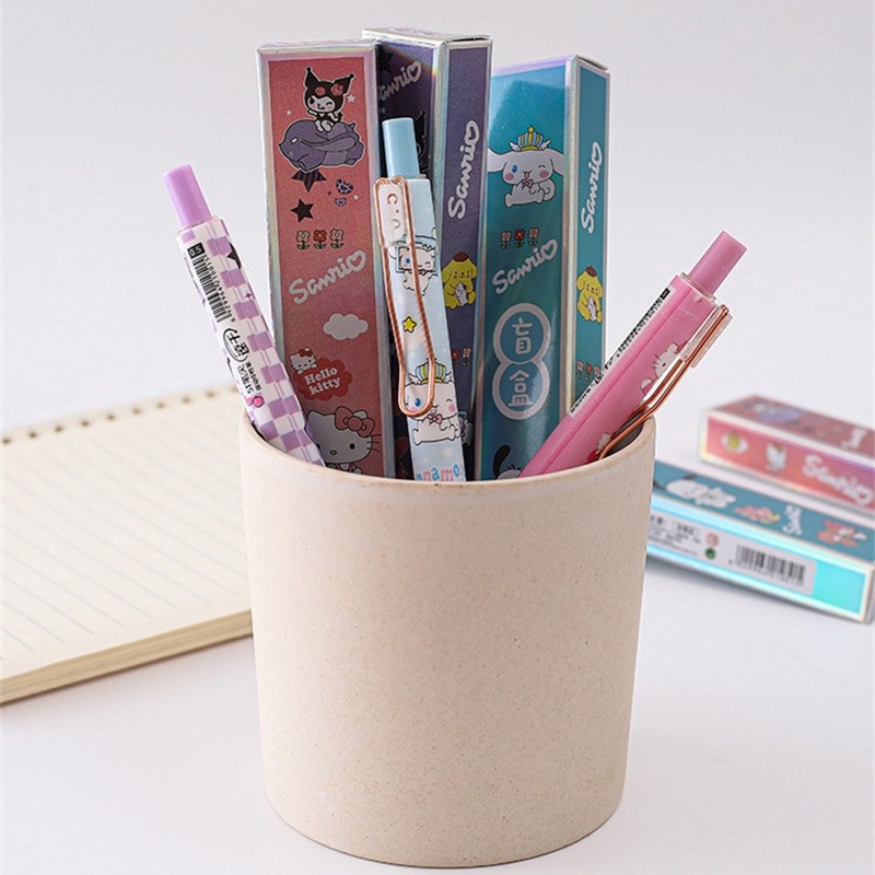 ⚡VẬN CHUYỂN NHANH⚡⚡ Bút Gel Sanrio Bút Bấm Ngẫu Nhiên 1 Chiếc Hello Kitty Cinnamoroll Kuromi My Melody Gel Ink Pen Bút Trung Tính Dùng Cho Trường Học, Văn Phòng, Dụng Cụ Viết