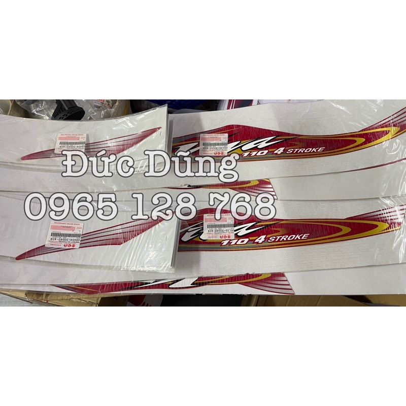 Tem viva 110 đỏ hãng