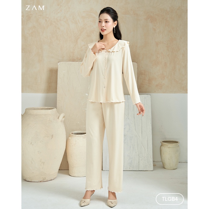 BỘ NGỦ SHE BY ZAM - TLGB4 - LEN GÂN BÈO KEM