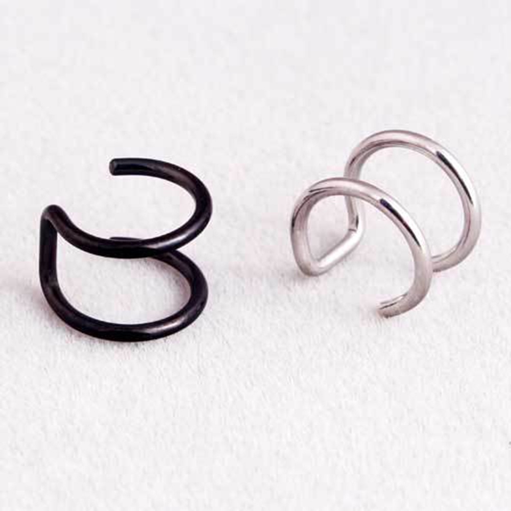 Bf 1 Bông Tai Kẹp Đính Kim Cương Giả helix cartilage Không Xỏ Lỗ Cho Nữ