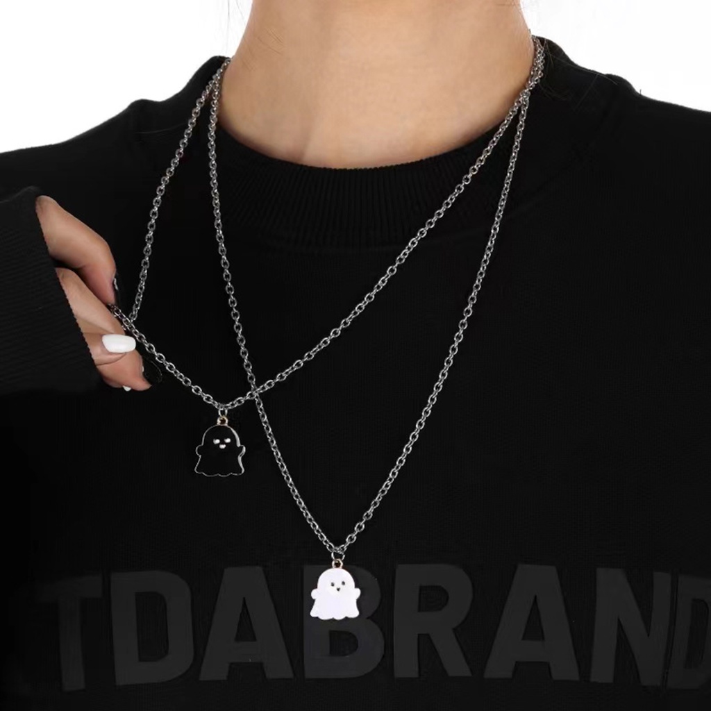 Vòng cổ Mặt Hình Ma Độc Đáo Thanh Lịch Đơn Giản Cho Ngày valentine