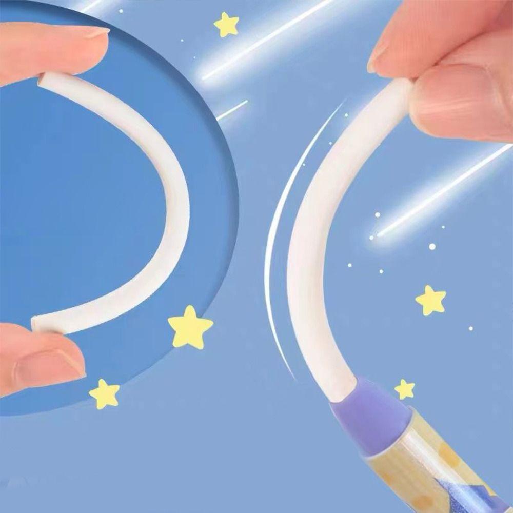 Bút Tẩy mmluck Dạng Nhấn Thay Thế Lõi Bút Hình Hoạt Hình Độ Co Giãn Cao Không Để Lại Dấu Vết