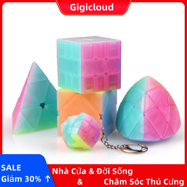 Gigicloud Khối Rubik Ma Thuật Không Màu