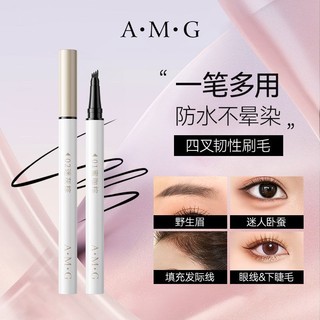Phong Cách Mới Kiểu Mới#四叉眉笔防水防汗持久不晕染不脱妆正品细头画眉神器*