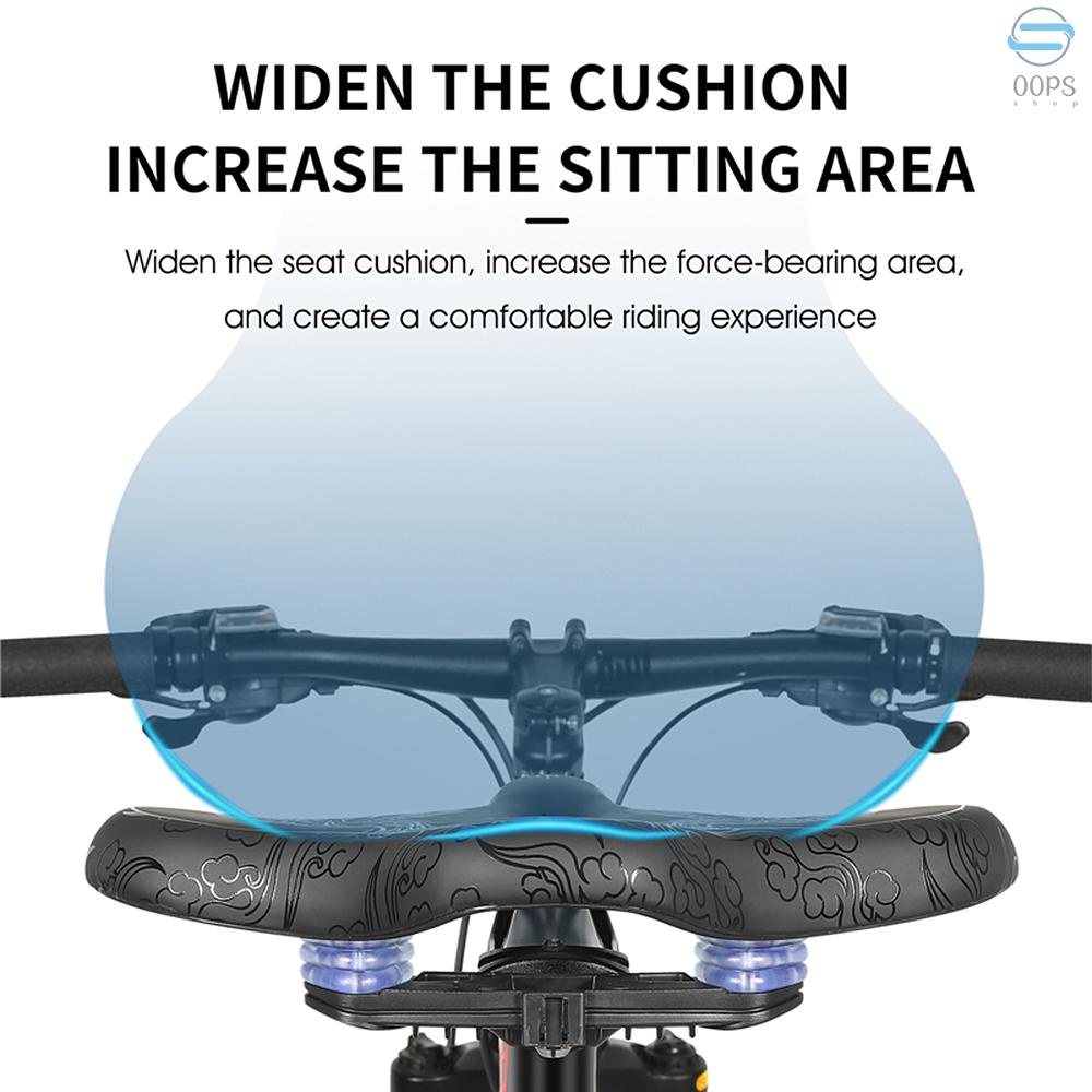 Yên Xe Đạp Leo Núi Bản Rộng Thoải Mái Chống Thấm Nước Cho Nam Nữ
