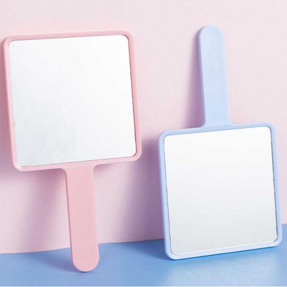 Gương Trang Điểm Cầm Tay Thiết Kế Đơn Giản Chống Trượt Thoải Mái Dễ Thương