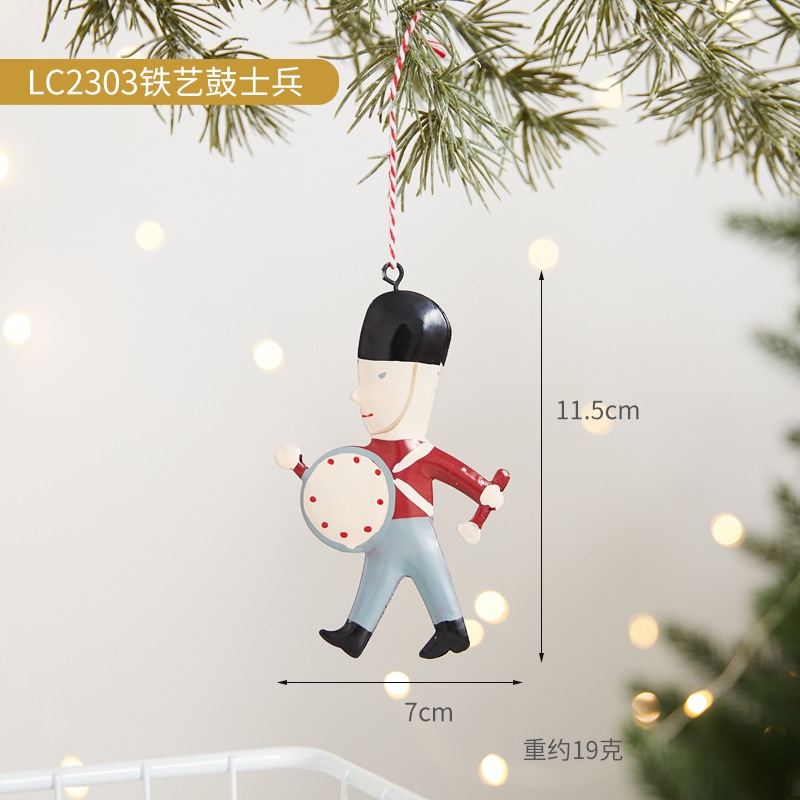 Phụ Kiện Treo Trang Trí Cây Thông Giáng Sinh Hình Ông Già Noel Dễ Thương