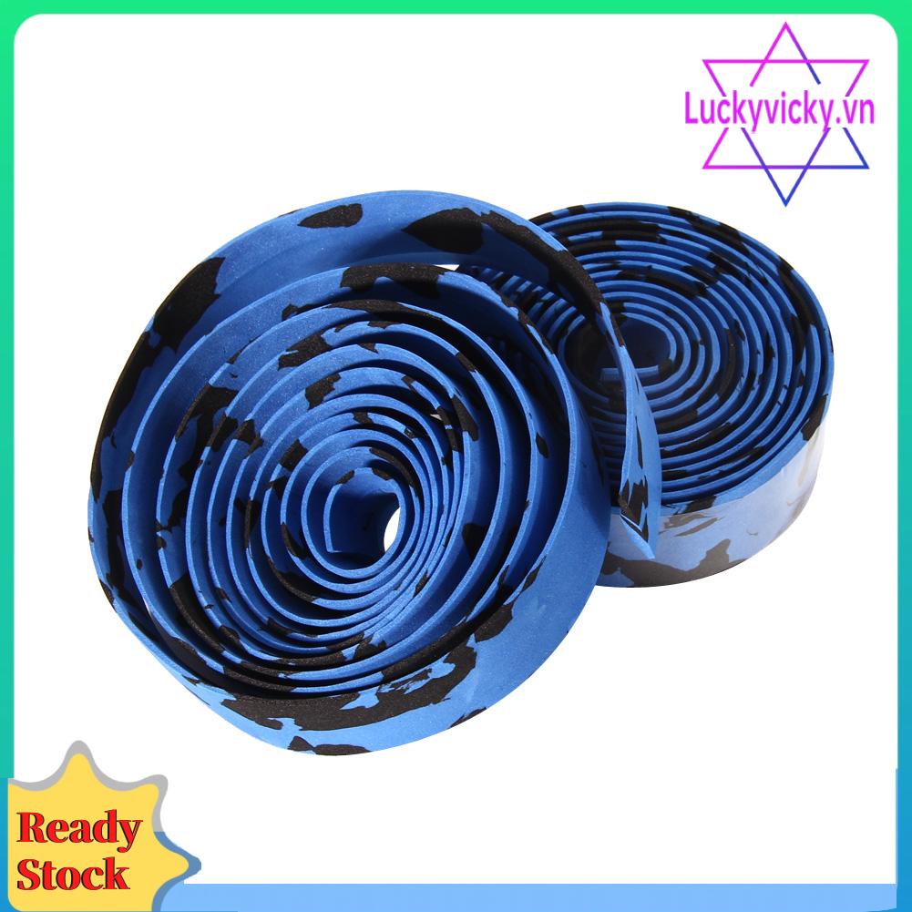 Bộ 2 Cuộn Băng Quấn Tay Lái Xe Đạp Kèm 2 Nút Cắm
