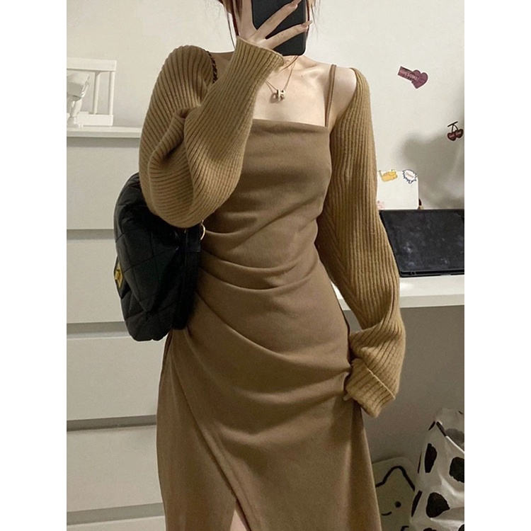 Áo Croptop Màu Trơn Tay Dài Phong Cách Thời Trang Mới 2023