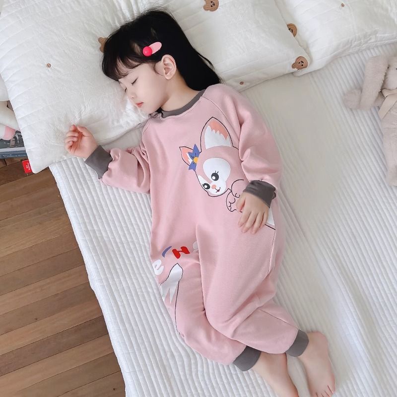 Túi Ngủ Chống Lạnh Họa Tiết Hoạt Hình Dễ Thương Cho Bé Gái