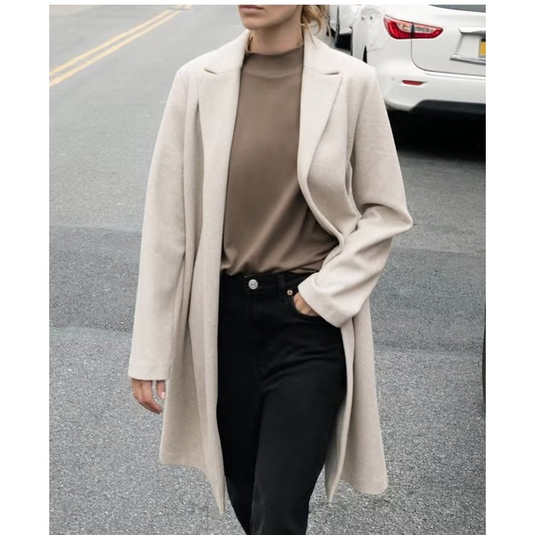 Zara Áo Khoác cardigan Dài Tay Phong Cách Pháp Thời Trang Mùa Thu 234341781