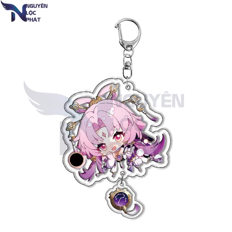 Imbibitor lunae star rail keychain kafka blade double piece acrylic mặt dây chuyền nlp shop