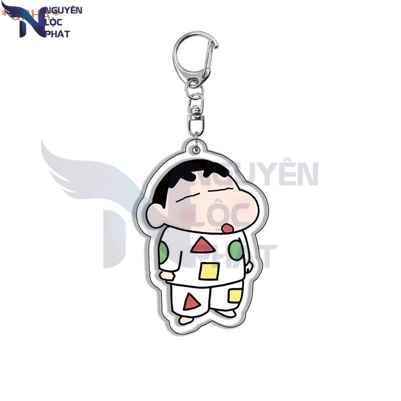 Gpha> kawaii anime crayon shin-chan keychain phụ kiện trang trí acrylic móc chìa khóa đồ chơi trẻ em mới nlp shop