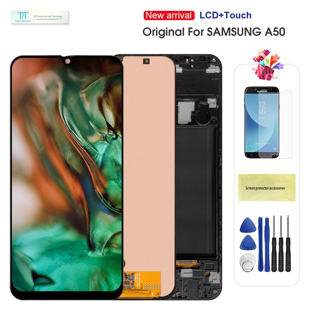 Zin OLED Màn Hình điện thoại Cho Samsung A50 SM-A505FN/DS A505 LCD thay thế màn hình